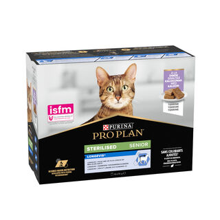 Pro Plan Esterilizado 7+ Terrina Pavo para gatos